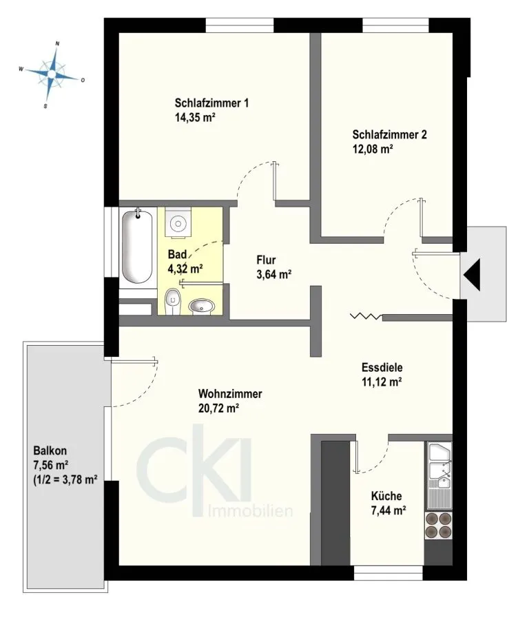 Immobilienangebot - Siegsdorf - Alle - Siegsdorf nahe Chiemsee!
Gepflegte 3-Zi.-ETW auf großzügigem Grundstück in ruhiger Anliegerstraße