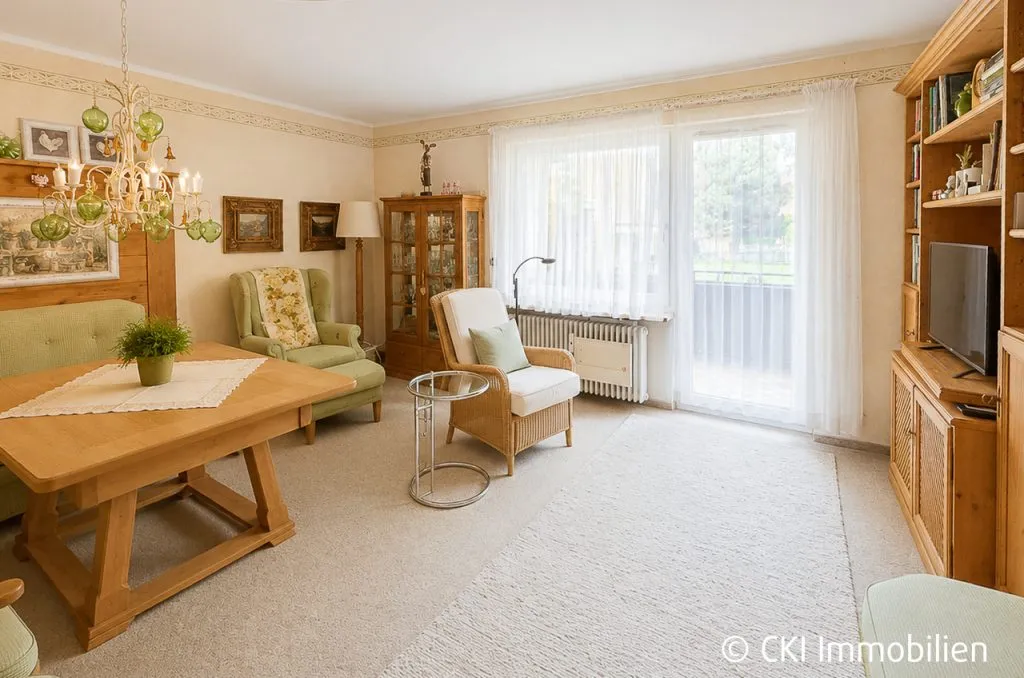 Immobilienangebot - Siegsdorf - Alle - Siegsdorf nahe Chiemsee!
Gepflegte 3-Zi.-ETW auf großzügigem Grundstück in ruhiger Anliegerstraße