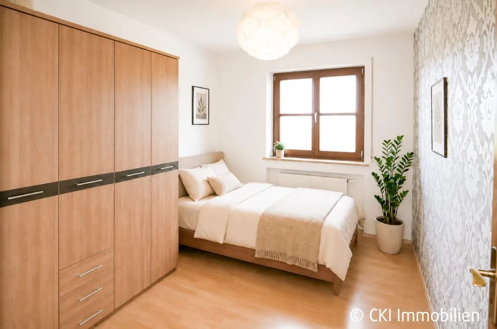 Immobilienangebot - Weßling - Alle - Ländlich Wohnen in Hochstadt 
4 Zi.-DG-Wohnung mit Südbalkon und freiem Blick