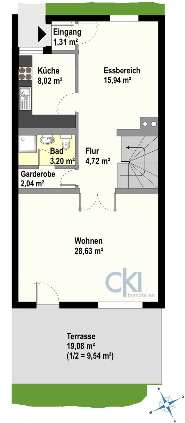Immobilienangebot - Planegg - Alle - Planegg im Würmtal! Reihenmittelhaus mit viel Platz für Familien in zentraler Lage